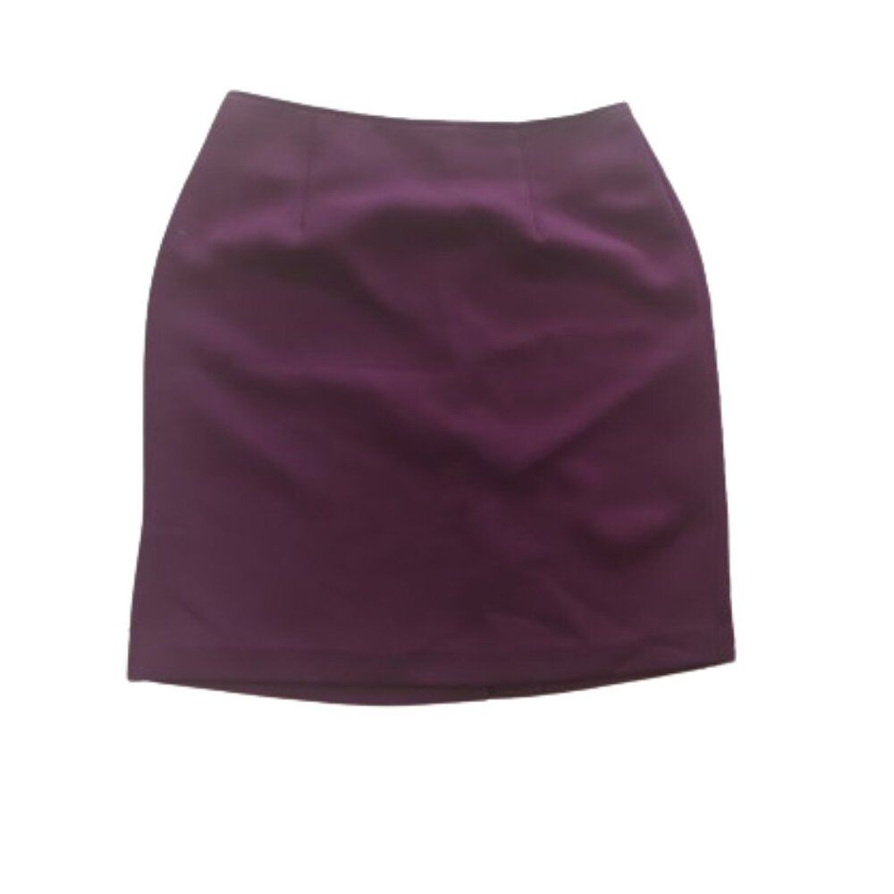 Plum Purple Short Pencil Skirt Size 10